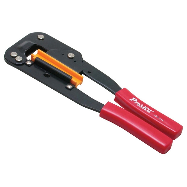 Crimper for IDC flat cable connectors
