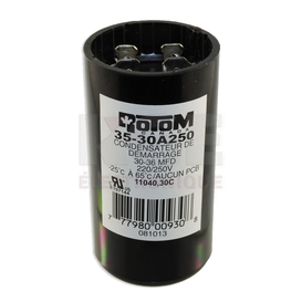 Start capacitor 30-36 µF 220/250 VAC