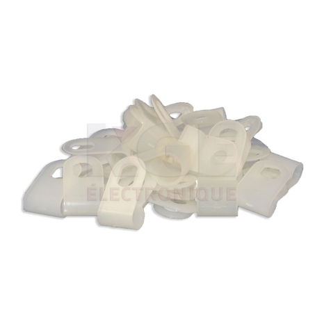 25-Pack white 1/8
