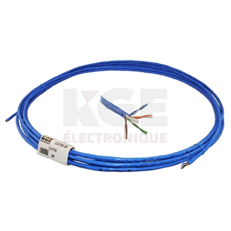 Blue 25ft CAT-5E network wire