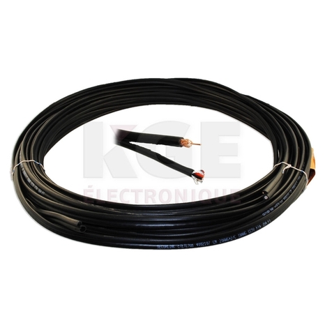 50ft 2-18 RG59/U coaxial cable combo
