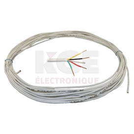 Fil de téléphone 4 conducteurs 22 awg - 50'