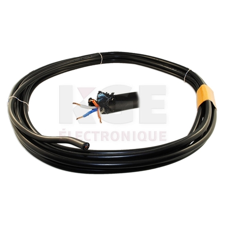 Fil de téléphone extérieur blindé 4 conducteurs 22 awg - 25'
