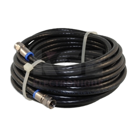 Câble RG-6 3GHz 25' noir avec connecteurs