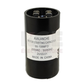 Condensateur pour démarrage de moteur 88-108mF 220VAC