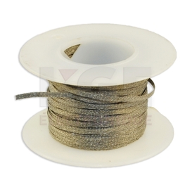 Tresse de cuivre 36 awg étamé plate 1/32
