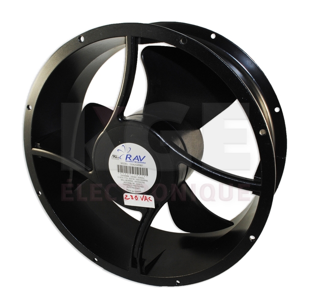 Ventilateur avec roulement à billes 230 VAC 254x89mm