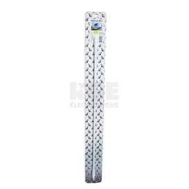 White 2' 500 W fiberglass CB antenna
