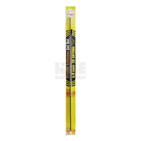 3 foot 5/8 wave CB antenna - black