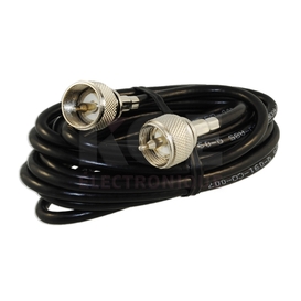 9ft RG58 coaxial cable with PL259 connectors