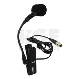 Microphone condensateur miniature sur clip