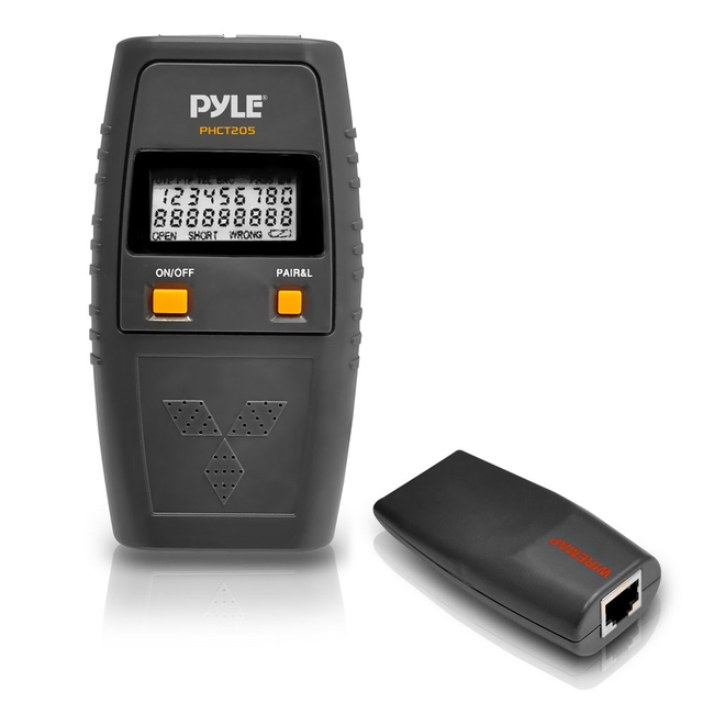 Testeur de câble réseau avec UTP, FTP, BNC Coaxial, continuité Téléphone, court-circuit, ouverture de connexion
