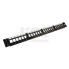 24 port 1 rack mount space blank panel