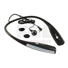 On-shoulder hands-free headset for cordless phones