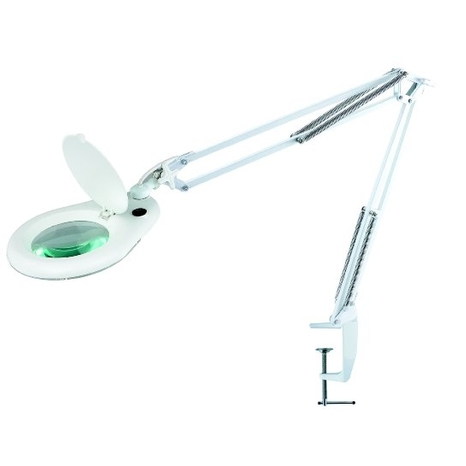 Loupe pour Table avec Lampe d'Établi