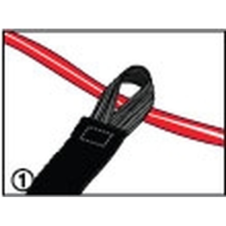 Rip-Tie EconoWrap 5-Pack Black 3/4
