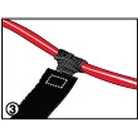 Rip-Tie EconoWrap 5-Pack Black 3/4