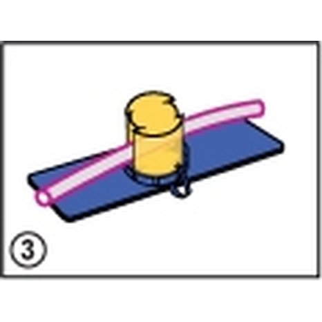 Rip-Tie Unitag 40-Pack 4 Colours 5/8