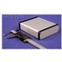 1455L1201BK - Extruded Aluminum Enclosure iwth Metal Panels - Black, 4.72