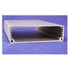 1455L1601BK - Extruded Aluminum Enclosure with Metal Panels - Black, 6.3