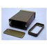 1455P2201BK - Extruded Aluminum Enclosure with Metal Panels - Black, 8.66