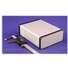 1455Q1601 - Extruded Aluminum Enclosure with Metal Panels - Grey, 6.3