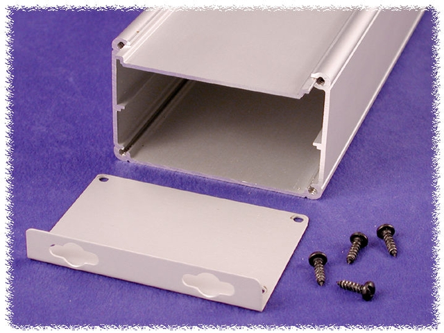 1455ZT2201BK - Extruded Aluminum Enclosure (Wallmount) - Black, 8.66