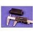 1551JFLBK - Plastic Miniature Flanged Enclosure - Black, 2.36