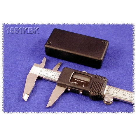 1551KGY - Boîtier Miniature en Plastique - Gris, 3.15