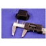1551MFLBK - Plastic Miniature Flanged Enclosure - Black, 1.38