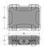 Yellow 910 Nanuk Case with Foam