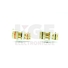 Banana Clip Keystone Wall Plate Inserts Female/Female Coupler - 2-Pack