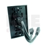 2-Port HDMI Wall Plate Kit, Decora Black