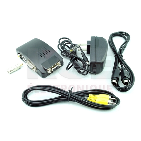 Convertisseur BNC / RCA / S-Vidéo à VGA