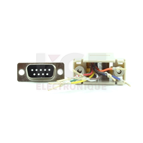 Adaptateur DB9 Mâle à RJ-45