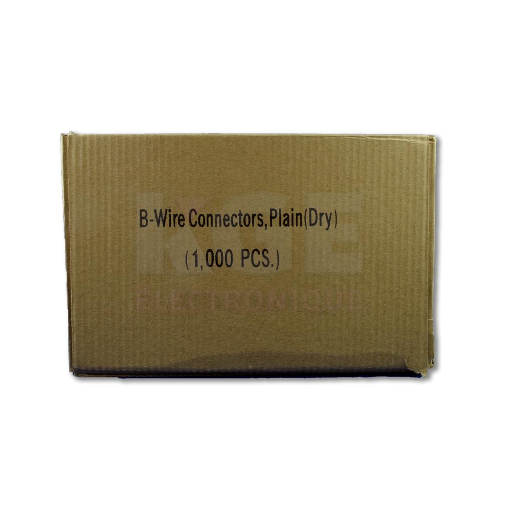 White B-Wire Connectors - 1000-Pack