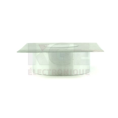 Finition Carrée pour DEL Encastrée 2.25