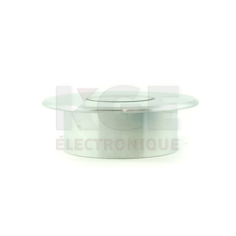Finition Concave pour DEL Encastrée