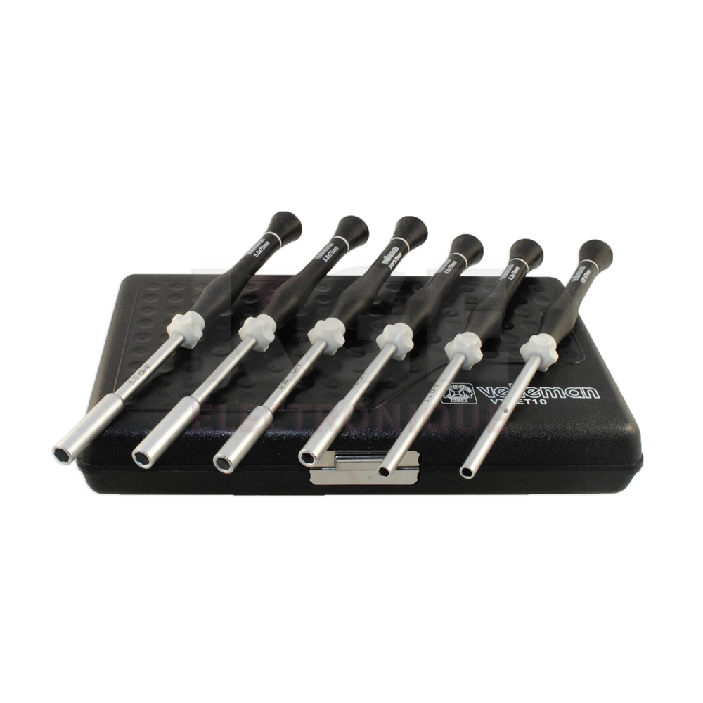 Ensemble de 6 Tournevis Hex. de Précision
