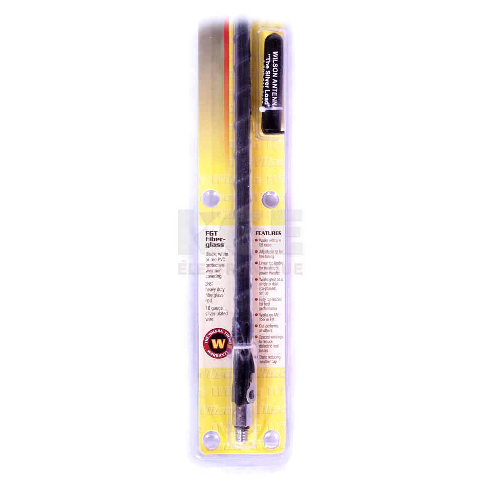 2 foot 5/8 wave CB antenna black