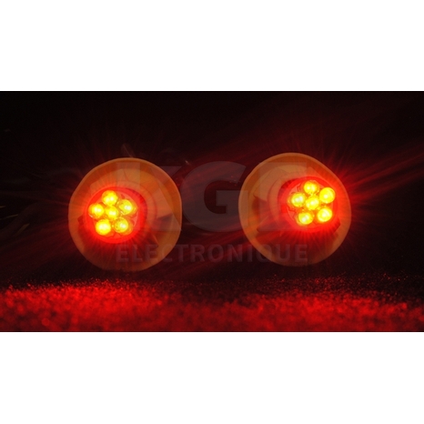 2-Pack 12VDC 6x3mm RedLED Bulbs