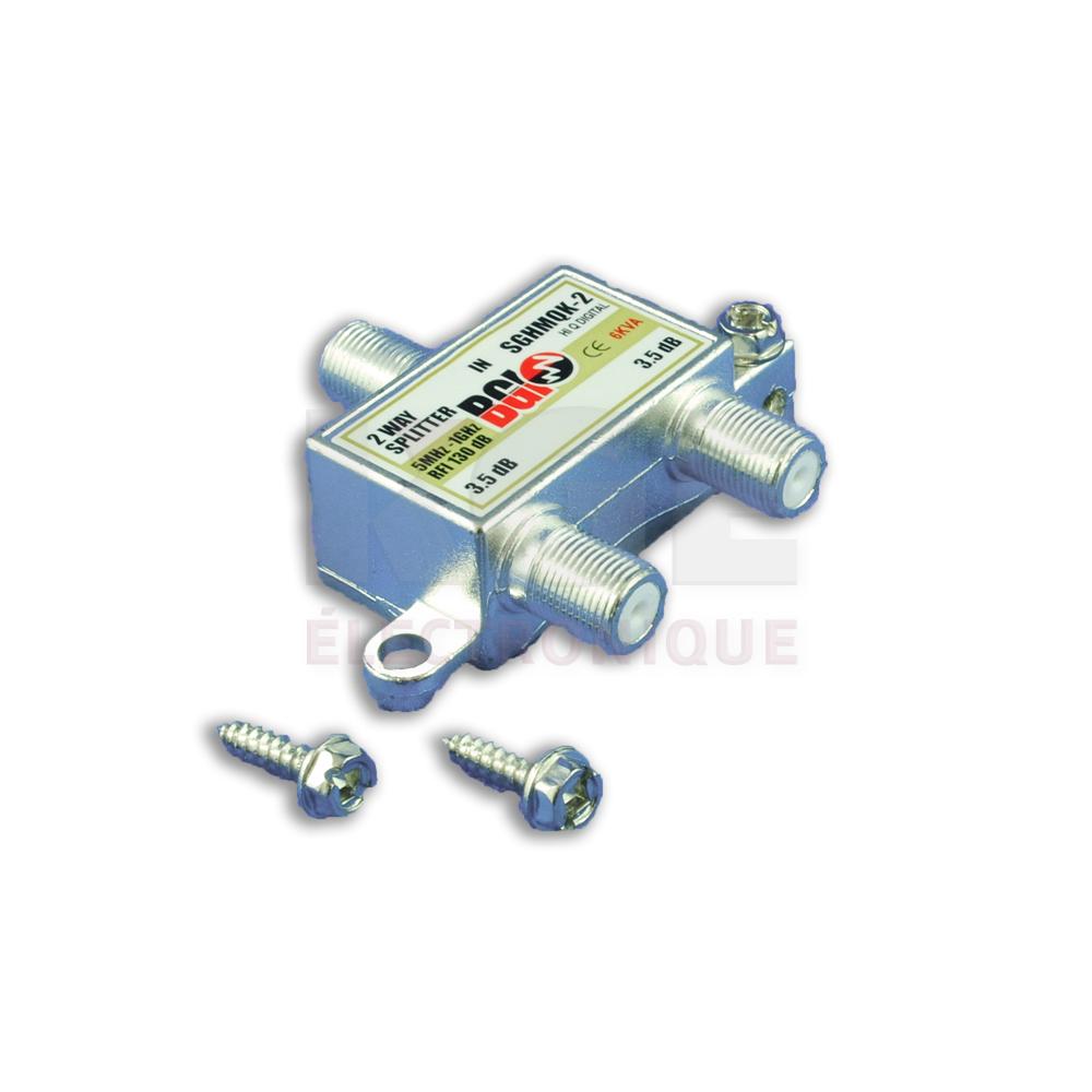 0-1000MHz 2-Way Splitter