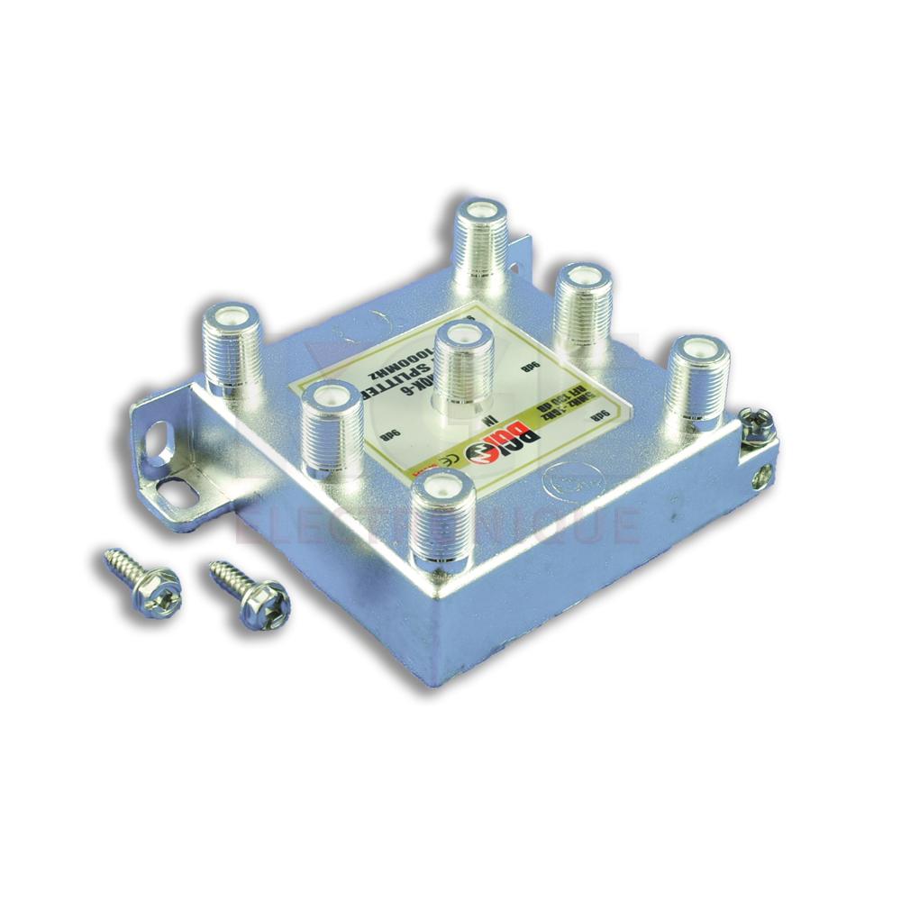 5-1000MHz 6-Way Splitter