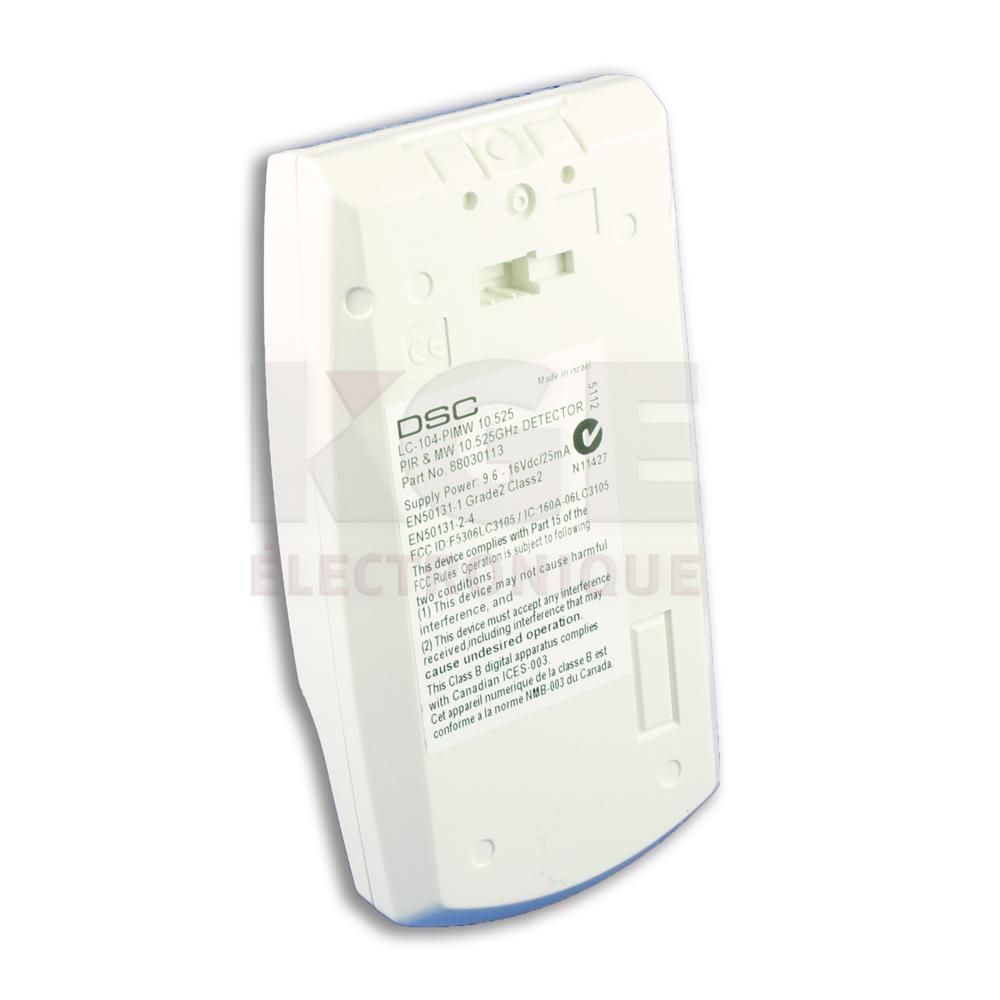 Infrarouge Double avec Accoutumance Animale DSC LC-104-PMW