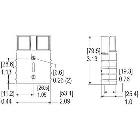 175A Blue Modular Housing