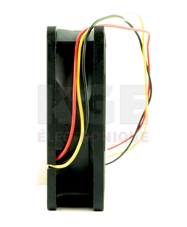 Black 20W 80mm Slot Fan