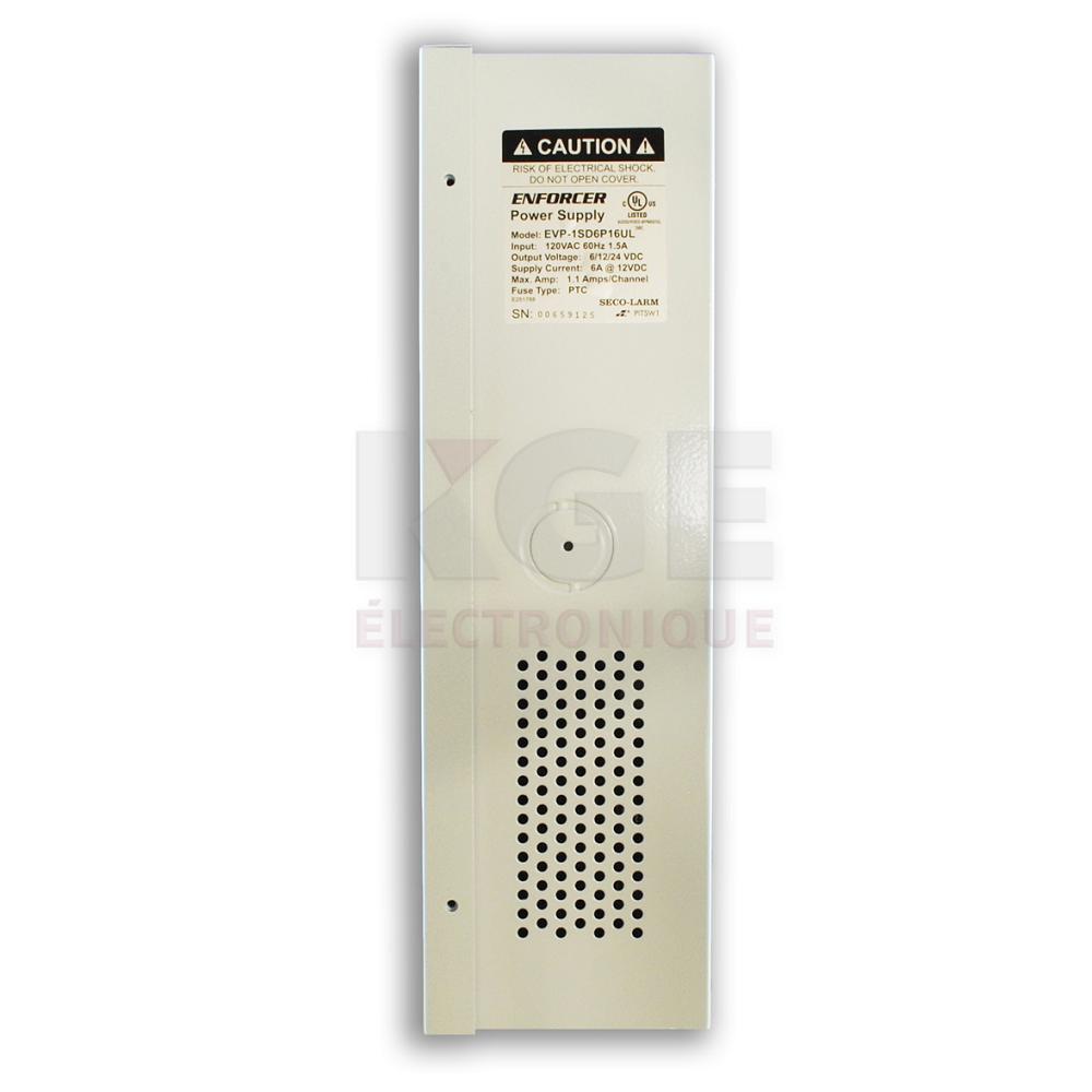 16 Outputs 12VDC 6A DC Power Supply for CCTV Cameras