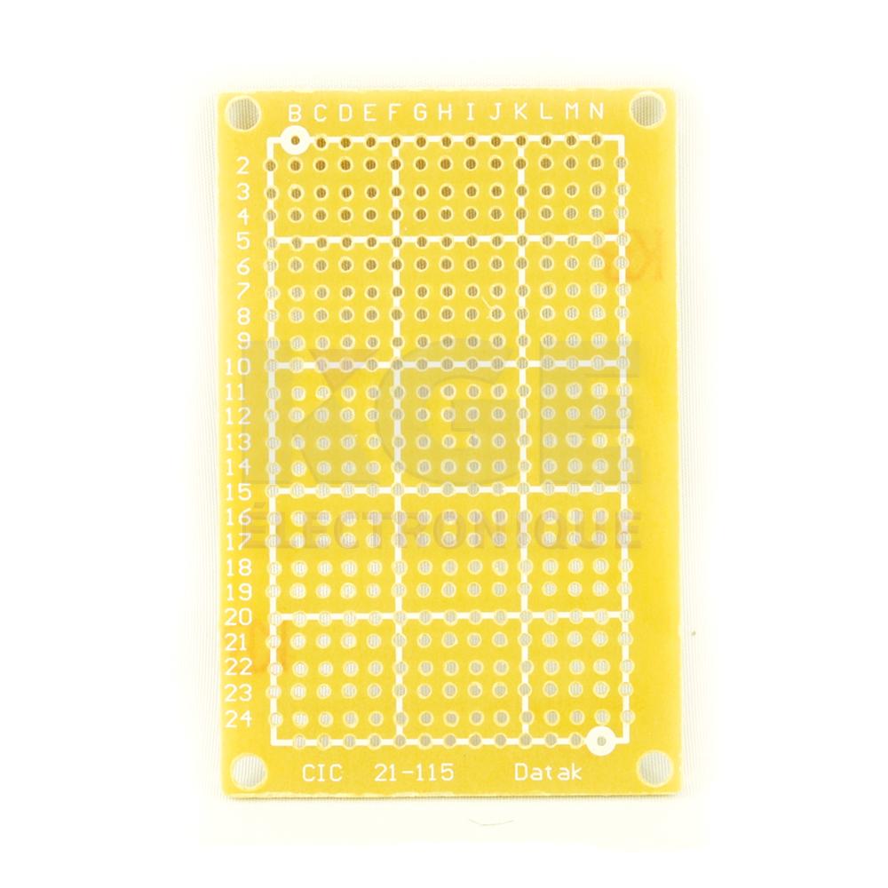 Plaque Trouée pour PC 5cm x 7cm