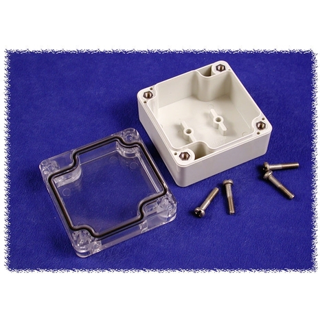 1554B2GYCL Watertight Clear Lid Polycarbonate