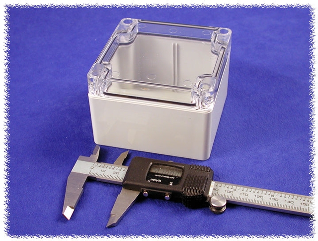 1554E2GYCL - Watertight Clear Lid Polycarbonate